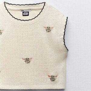 Zara Crochet Embroidered Star Wars Mandalorian Set